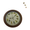 thumbnail image 7 of Wall Clock Metal Leaf Sculpture Birdsongs Unique Nordic Design Home Office Gift for Family Friends, 7 of 7