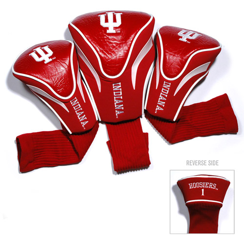 Team Golf NCAA Indiana 3 Pack Contour Head Covers