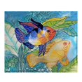 thumbnail image 1 of 50 x 60 in. Betsys Two Fish Fleece Blanket, 1 of 1