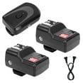thumbnail image 2 of 16 Channel   Flash Set with 1 Transmitter 2  1 Sync Wire Cable   Studio  Adapter, 2 of 8