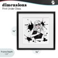 thumbnail image 4 of Stupell Industries Art Deco Black Bag Elegance & Glamour Black Framed Print Under Glass, 16 x 16, by Martina Pavlova, 4 of 8