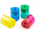 thumbnail image 3 of 24 Pack Pencil Sharpener Manual Double Hole Oval Shaped Pencil Sharpener Hand Held Pencil Sharpener for Kids, 3 of 4