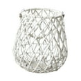 thumbnail image 2 of Candelabro colgante con asa, decoración tejida, estilo rústico bohemio, para el hogar, linterna, jaula para Navidad, decoración de la repisa del patio Altura 26cm, 2 of 7