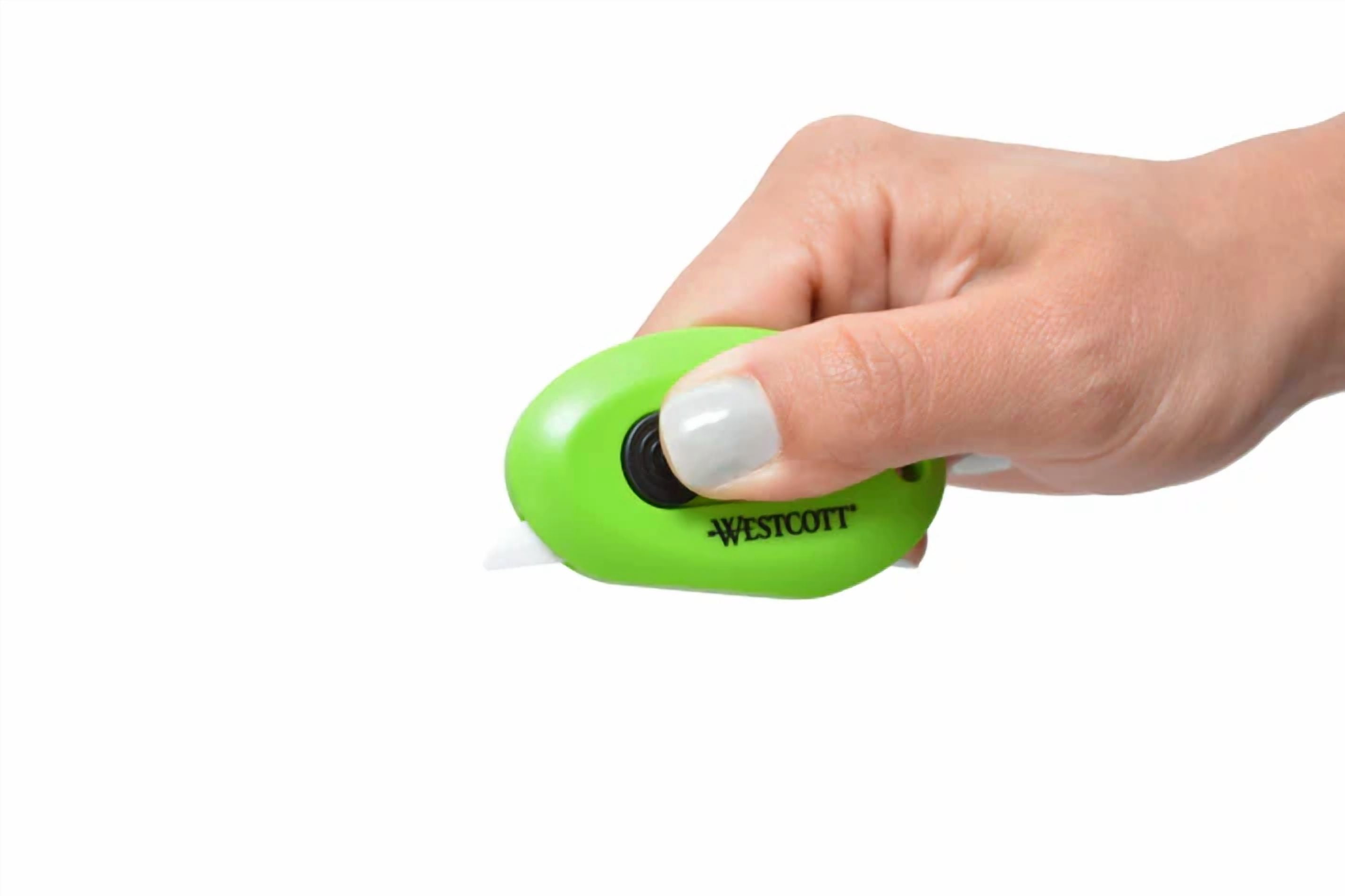Westcott 2-pack Compact Magnetic Ceramic Retractable Blade Box Cutter