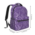 thumbnail image 3 of KLL Lavender Flowers Print Casual Backpack for Men Women,Travel Casual Backpack Outdoor Activities Bag Daypack for Travel Hiking Shopping Daily, 3 of 5
