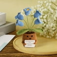 thumbnail image 5 of Mini Positive Crochet Potted Crochet Of The Valley With Positive Cards Inspirational Crochet Flower Pot Decoration Positive Crochet Toy, 5 of 5