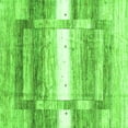thumbnail image 1 of Ahgly Company Indoor Square Abstract Green Contemporary Area Rugs, 3' Square, 1 of 1