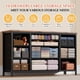 thumbnail image 3 of Moderno 10 - cajón grande cómoda: 55 - pulgada long TV gabinete con metal frame, electrical outlets, y fabric almacenamiento para dormitorio, entrada, o hallway, 3 of 7