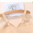 thumbnail image 4 of Womens Everyday Bras, Daisy Bras for Older Women Breathable Front Close Button Bras, Full Coverage Comfort No Underwire Front Buckle Corset Bra 36-52, 4 of 8