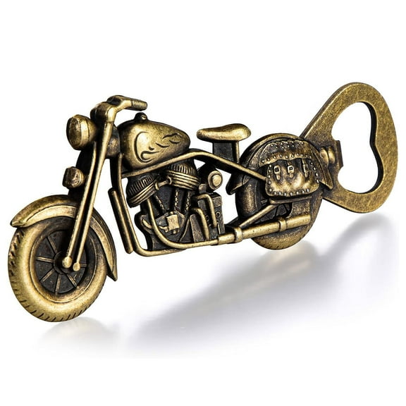 BYXAS Unique Motorcycle Beer Bottle Openers Gifts for Men, Vintage Motorcycle Bottle Opener, Fathers Day Gift Christmas Gift Biker Gift for Him Dad Husband Grandpa