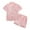 Rose Gold, variant on SILVERCELL 4T-14T Unisex Girls Boys Satin Pajamas Set 2Pcs Short Sleeve Sleepwear Silk Button-Down PJs Sets Nightwear Loungewear Gifts For Teens Kids