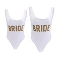 thumbnail image 1 of Trajes de para mujer Estampados de letras Verano Damas Bikini Ropa de playa Trajes de de 1 pcs 2pc blanco Fernando Bañador Mujer, 1 of 8