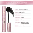 thumbnail image 2 of Rímel Alargamiento de pestañas Resistente al agua Larga duración Pestañas sedosas Extensión de pestañas negras Maquillaje Belleza Ojos Cosmético coreano, 2 of 5