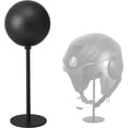 thumbnail image 2 of Soporte de casco de metal, soporte de metal de rotación Soporte de suspensión de escritorio Soporte de casco Pantalla para casco de motocicleta, gorras, sombrero y casco de rugby, 2 of 4