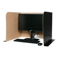 thumbnail image 2 of Flipside Class Pack - Privacy carrel - small - black, kraft (pack of 24), 2 of 2