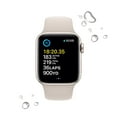 thumbnail image 4 of Apple Watch SE (2nd Gen) [GPS 40mm] Smart Watch w/Starlight Aluminum Case & Starlight Sport Band - S/M., 4 of 5