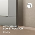 thumbnail image 4 of Eviva Aberdeen 36" Grey Framed Bathroom Wall Mirror, 4 of 7