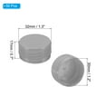 thumbnail image 2 of Uxcell 1.2inch Plastic Bottle Caps for Crafts, 50Pcs Bottle Screw Lids, Grey, 2 of 5