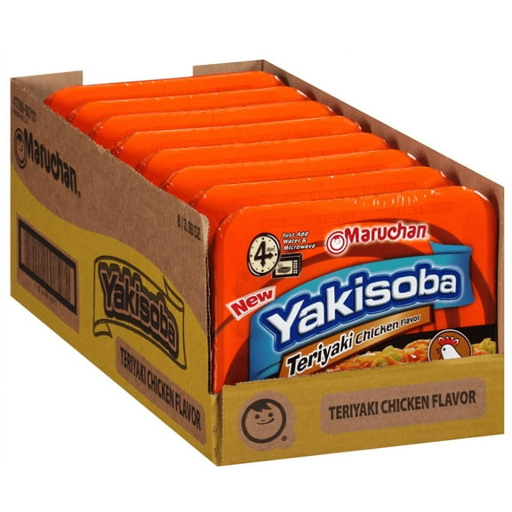 Yakisoba Teriyaki Chicken, 3.98 Oz, Pack of 8, New