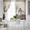 thumbnail image 5 of Vintage Flowers Blackout Curtains for Bedroom, Birds Retro Art Elegant Farmhouse Thermal Insulated Kitchen Drapes with Grommets, Light Blocking Window Treatment, 2 Panels 42" x 54", 5 of 7