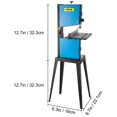 VEVOR Benchtop Bandsaw for Wood working, 3.5Amp, 10" Wood Bandsaw with