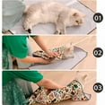 thumbnail image 4 of XIRQI Cat Grooming Wrap: Self-Adherent, Anti-Bite, Anti-Scratch, Anti-Escape Calming Wrap for Medicine, Nail Clipping- Multifunctional Pet Tool (S (Within 3.3Lbs)), 4 of 7