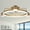 Gold, variant on Cusp Barn Modern Flush Mount Indoor Ceiling Fan with Lights and APP Control Dimmable Starry Lighting Fixture