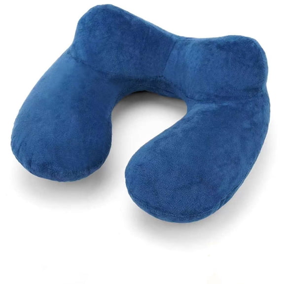 Travel Neck Pillow, Versatile Soft 360 Support Scarf, Chin & Neck Support Neck Pillow, Machine Washable, Airplanes Travel Essentials for Office, Cars Breaks Sleeping(Blue)