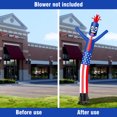 thumbnail image 5 of 6FT Tall Inflatable Tube Man American Flag Wacky Wavy Dancing Guy (9''Diameter) for Outdoor Decoration Advertising Business Promotion (Blower Not Included), 5 of 8
