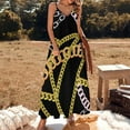 thumbnail image 3 of Gold And Silver Chain Sleeveless Dress Loose Women's Dress Dresses Luxury Evening Dresses, 3 of 9