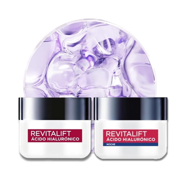 L'Oréal Paris Rutina facial hidratante Revitalift Ácido Hialurónico (2 piezas): Crema de día FPS20 5