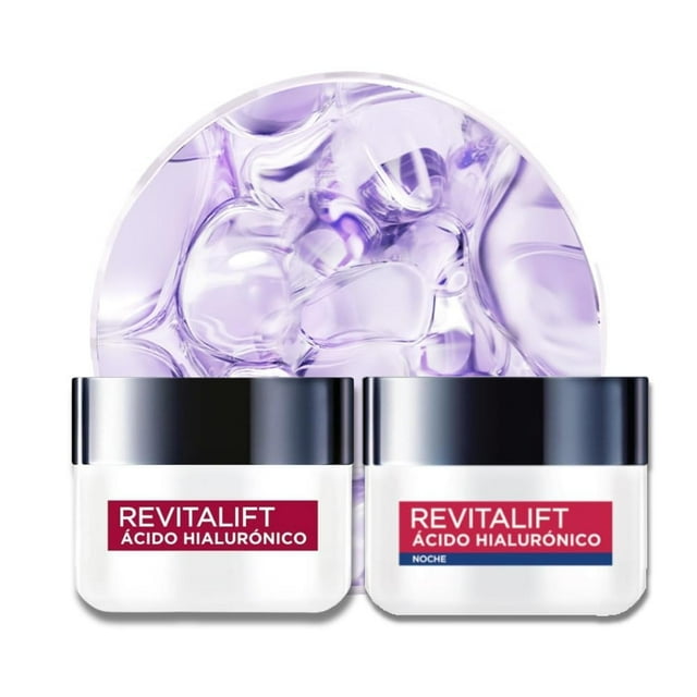 L'Oréal Paris Rutina facial hidratante Revitalift Ácido Hialurónico (2 piezas): Crema de día FPS20 5 L’Oréal Paris NA