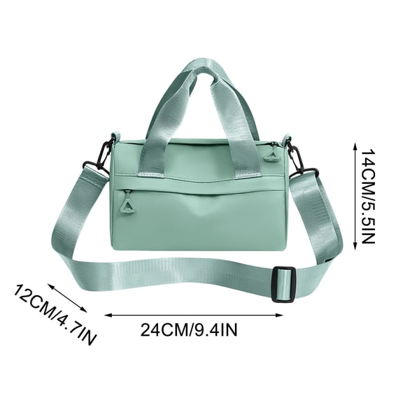 Soft Durable Cloth Mini Insulated Lunch Cool Bag With Smooth Zipper,Adjustable Detachable Shoulder Strap Large Capacity,Lightweight Portable Work School Outdoor Sports Fitness Picnic Tote Bag