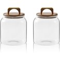 thumbnail image 1 of Sweejar Glass Jars for Laundry Room Organization, Half-Gallon Laundry Pods Container, Glass Food Storage Jars with Airtight Lid, 2 Pack, Hand Lid, 1 of 8