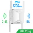 thumbnail image 4 of Amplificador De Señal Repetidor WiFi antenas externas amplificador de señal para el hogar (enchufe blanco 1200M UK), 4 of 8