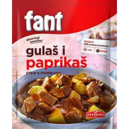 Fant Seasoning Mix for Hungarian Stew, Goulash, Paprikash,