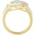 thumbnail image 2 of 1/3 Carat T.W. Diamond 10kt Yellow Gold Floral Swirl Ring, 2 of 3