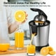 thumbnail image 4 of Advancent Exprimidor de naranjas de 400ml, exprimidor eléctrico de frutas, extractores de jugo, extractores de prensa de acero inoxidable para Electrodomésticos, 4 of 6