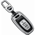 thumbnail image 1 of Key Fob Cover Compatible with Fit for Audi A4 A3 Q3 Q5 Q7 TT TTS RS3 S4 S3 A1 S6 RS4 RS6 Q2L ABS Smart Remote Key Case Keychain Case Holder Protector,1, 1 of 9