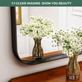 thumbnail image 5 of Gleamira 20"x30" Arch-Top Bathroom Mirror Deep Metal Frame Wall-Mounted Mirror , Black, 5 of 5