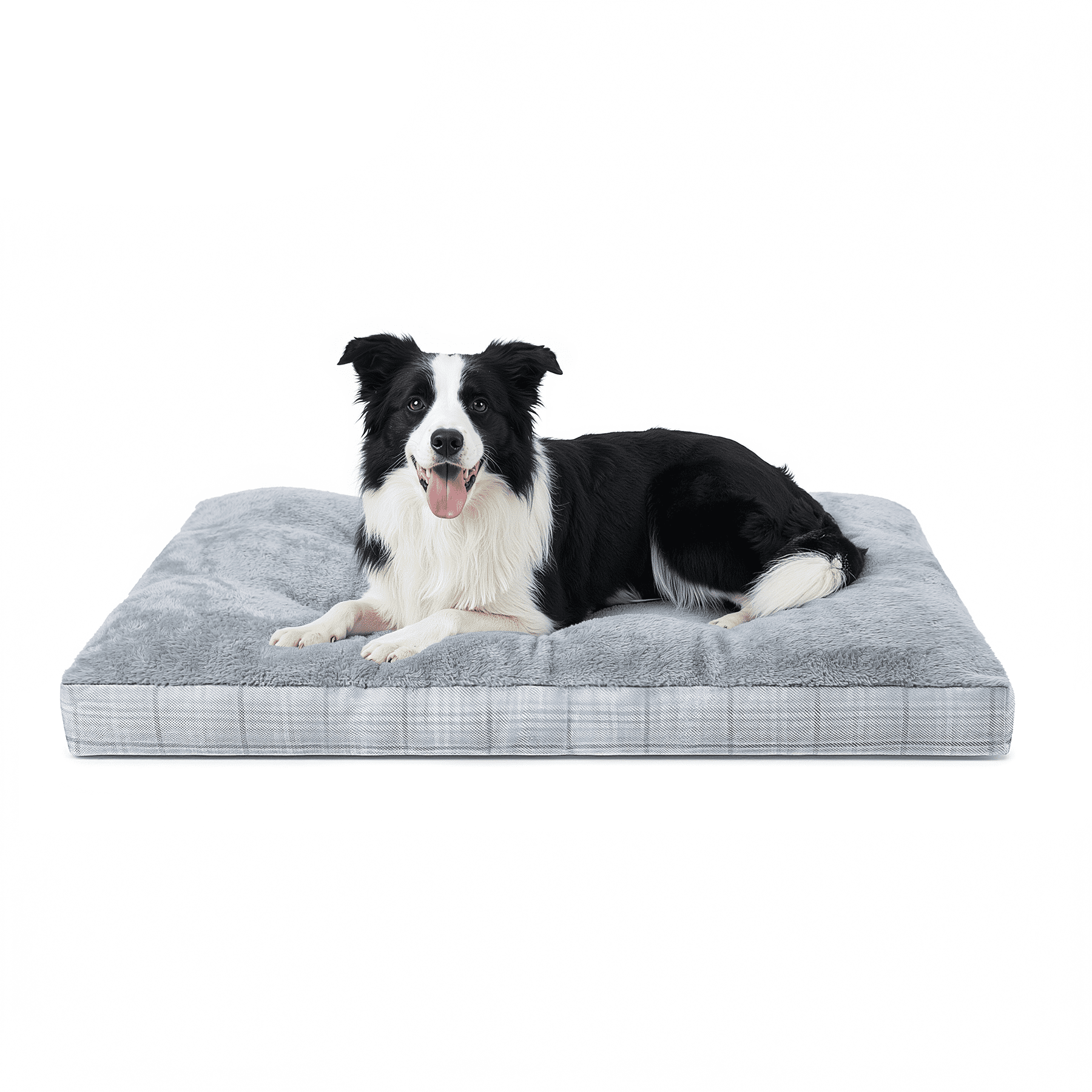 KSIIA 35in Washable Dog Bed for Large Dogs with Anti-Slip Bottom, Pet Pad for Crate for Large Sized Puppies