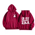 thumbnail image 1 of WEAIXIMIUNG Sweat à Capuche Zippé pour Femmes, Manches Longues, Imprimé Graphique, avec Cordon de Serrage, 1 of 1