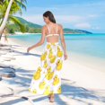 thumbnail image 7 of FORMRS Womens Beach Sarong Semi-Sheer Bikini Wrap Skirt Swimsuit Cover-ups, Yellow Rubber Ducks, 7 of 7