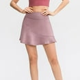 thumbnail image 5 of Idoravan Women's Basic Versatile Skirt Clearance Womens Sports Short Skirt Loose Fake Two-piece Anti-peep And Quick-drying Running Fitness Culottes Tennis Skirt, 5 of 9