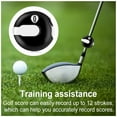 thumbnail image 2 of QualitChoice pour Compteur de Score de Golf 12 Coups Indicateur Portable à Main Aide à la Formation Golf Scoring Accessoires Formateurs Blanc Noir 1Set, 2 of 6