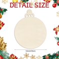 thumbnail image 2 of 12 Piezas de Adornos Navideños de Madera para Decorar 30 cm Ángel Chic DIY, 2 of 7