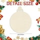 thumbnail image 2 of 12 Piezas de Adornos Navideños de Madera para Decorar 30 cm Ángel Chic DIY, 2 of 7