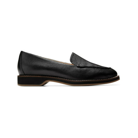 

Cole Haan Womens The Go To Leather Slip On Loafers Black 5 Medium (B M)