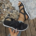 thumbnail image 5 of Dakaela Walking Hiking Sandals for Women Comfortable Summer Shoes with Arch Support Strappy Orthopedic Beach Sport Sandal Size 6, 5 of 9