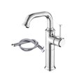 thumbnail image 1 of Kearding Grifo de lavabo antiguo de cobre, poco ruido, fácil instalación, mango de aleación de Zinc, grifo giratorio Retro Juegos de accesorios de baño Galvanizado 2, 1 of 6